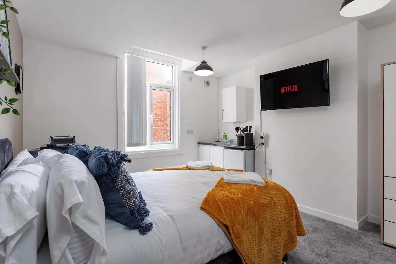City Centre Studio 2 With Kitchenette, Free Wifi And Smart Tv With Netflix By Yoko Property Middlesbrough 0*,  Velká Británie
